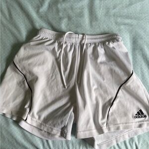 Adidas White Women's Sports Shorts